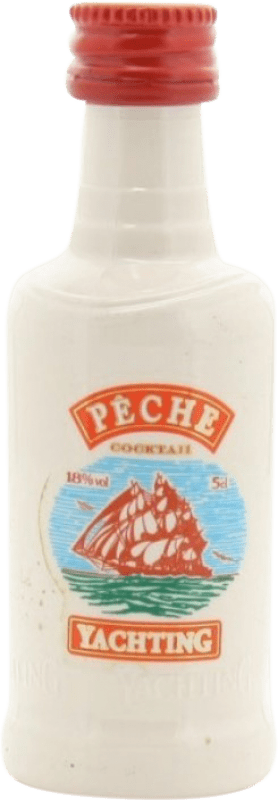 2,95 € 送料無料 | リキュール Yachting Whisky Peche ミニチュアボトル 5 cl