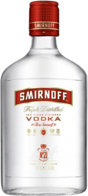 10,95 € Spedizione Gratuita | Vodka Smirnoff Francia Bottiglia Fiaschetta 35 cl