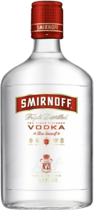 8,95 € Spedizione Gratuita | Vodka Smirnoff Francia Bottiglia Terzo 35 cl