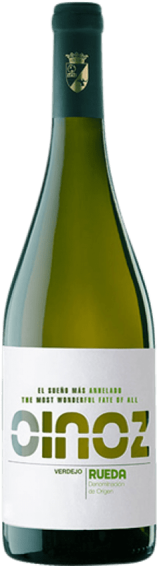 9,95 € Kostenloser Versand | Weißwein Carlos Moro Oinoz D.O. Rueda Kastilien und León Verdejo Flasche 75 cl