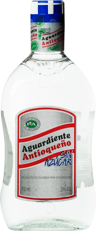 14,95 € 免费送货 | 西班牙渣酿白兰地 Orujo Aguardiente Antioqueño 无糖 哥伦比亚 70 cl