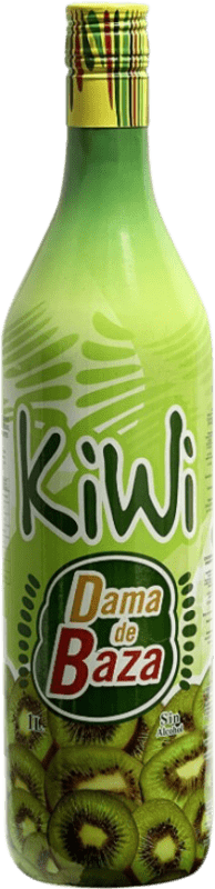 4,95 € Envío gratis | Schnapp Espadafor Dama de Baza Kiwi España Botella 1 L