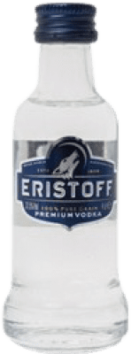 2,95 € Envío gratis | Vodka Eristoff Botellín Miniatura 4 cl