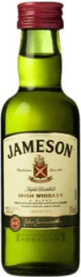 3,95 € Kostenloser Versand | Blended Whisky Jameson Irland Miniaturflasche 5 cl