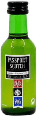 1,95 € Kostenloser Versand | Blended Whisky Passport Scoth Großbritannien Miniaturflasche 5 cl