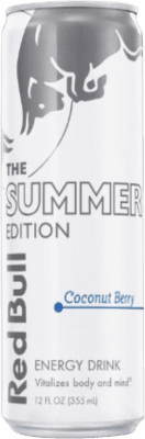 54,95 € 免费送货 | 盒装24个 饮料和搅拌机 Red Bull Energy Drink Coconut Edition 铝罐 25 cl