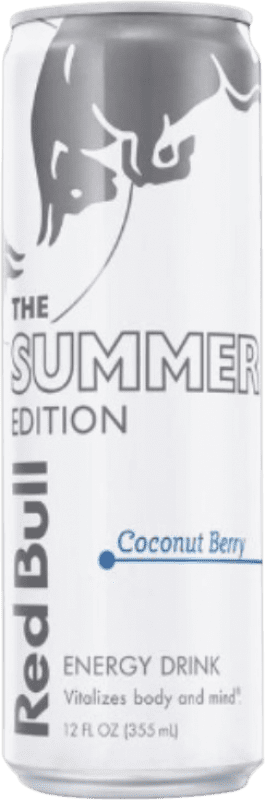 51,95 € Envío gratis | Caja de 24 unidades Refrescos Red Bull Energy Drink Coconut Edición Limitada Austria Lata 25 cl
