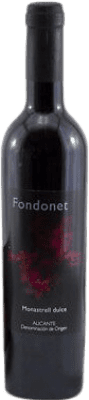 10,95 € 送料無料 | 甘口ワイン La Algueña Fondonet D.O. Alicante バレンシアのコミュニティ スペイン Monastrell ボトル Medium 50 cl