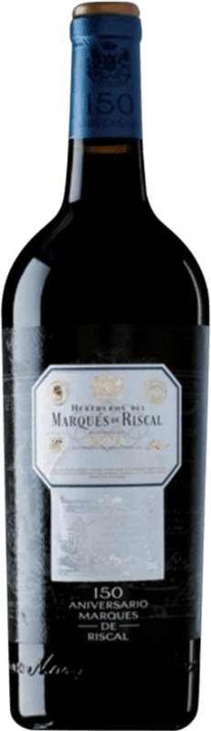 101,95 € Envío gratis | Vino Tinto Marqués de Riscal 150th Edición Especial Aniversario Gran Reserva D.O.Ca. Rioja La Rioja España Tempranillo, Graciano Botella Magnum 1,5 L