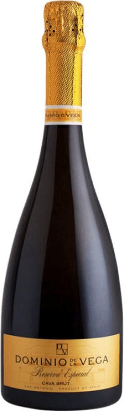 14,95 € Envio grátis | Espumante branco Dominio de la Vega Especial Reserva D.O. Cava Espanha Macabeo, Chardonnay Garrafa 75 cl