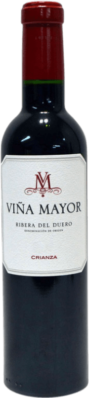 7,95 € Kostenloser Versand | Rotwein Viña Mayor Alterung D.O. Ribera del Duero Kastilien und León Spanien Tempranillo Halbe Flasche 37 cl