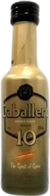 2,95 € Envío gratis | Licores Caballero Ponche 10 España Botellín Miniatura 5 cl