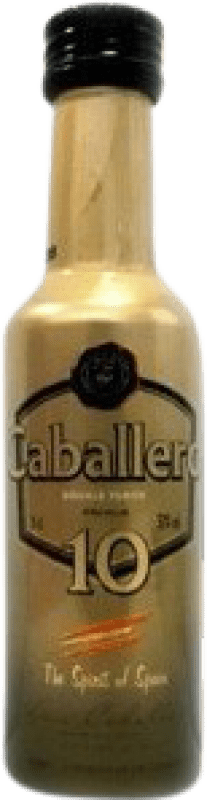 2,95 € 免费送货 | 利口酒 Caballero 10 Ponche — 潘趣酒 西班牙 小瓶装 5 cl