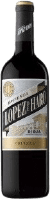 5,95 € 送料無料 | 赤ワイン Hacienda López de Haro 高齢者 D.O.Ca. Rioja ラ・リオハ スペイン Tempranillo, Grenache, Graciano ハーフボトル 37 cl