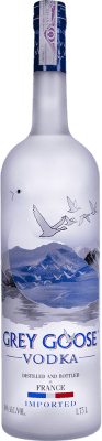 113,95 € Envio grátis | Vodka Grey Goose França Garrafa Especial 1,75 L
