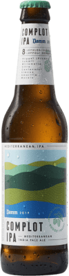 81,95 € 送料無料 | 24個入りボックス ビール Estrella Damm Complot IPA 3分の1リットルのボトル 33 cl