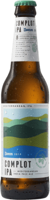 88,95 € Envoi gratuit | Boîte de 24 unités Bière Estrella Damm Complot IPA Espagne Bouteille Tiers 33 cl