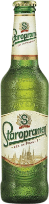 61,95 € 送料無料 | 24個入りボックス ビール AB InBev Staropramen チェコ共和国 1/3ボトル 33 cl