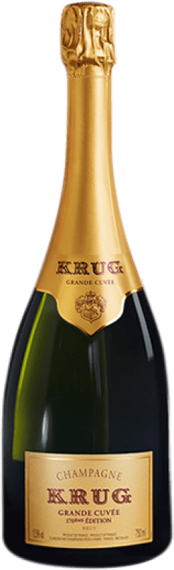 326,95 € 送料無料 | 白スパークリングワイン Krug Grande Cuvée 164éme Edition Brut グランド・リザーブ A.O.C. Champagne シャンパン フランス Pinot Black, Chardonnay, Pinot Meunier ボトル 75 cl