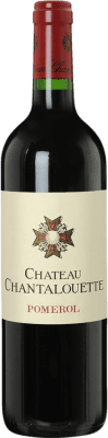 34,95 € Spedizione Gratuita | Vino rosso Château Chantaloutte A.O.C. Pomerol Francia Merlot, Cabernet Sauvignon, Cabernet Franc Bottiglia 75 cl
