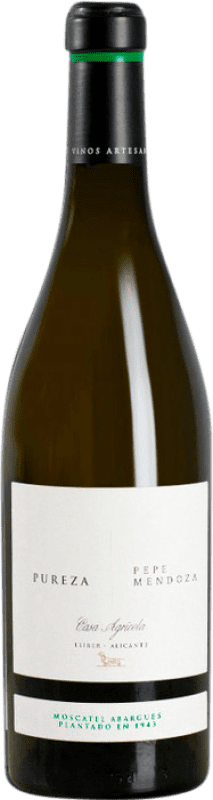 17,95 € Kostenloser Versand | Weißwein Pepe Mendoza Casa Agrícola Pureza D.O. Alicante Valencianische Gemeinschaft Spanien Moscato — Muskateller Flasche 75 cl