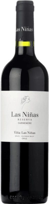 28,95 € Бесплатная доставка | Красное вино Viña Las Niñas Резерв Чили Carmenère бутылка 75 cl