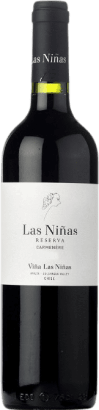 28,95 € Envio grátis | Vinho tinto Viña Las Niñas Reserva Chile Carmenère Garrafa 75 cl