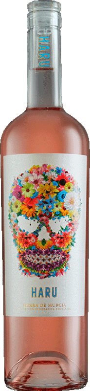 17,95 € Kostenloser Versand | Rosé-Wein Casa Rojo Haru Rosado D.O. Jumilla Spanien Syrah, Grenache, Monastrell Flasche 75 cl