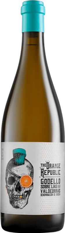 10,95 € Spedizione Gratuita | Vino bianco Casa Rojo The Orange Republic Modelo sobre lías D.O. Valdeorras Galizia Spagna Godello Bottiglia 75 cl