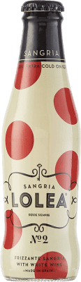 8,95 € Kostenloser Versand | 4 Einheiten Box Sangria Weinlimonade Lolea Nº 2 Frizzante — Perlwein, White — Weißer Spanien Kleine Flasche 20 cl