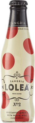 7,95 € Envoi gratuit | Boîte de 4 unités Sangria Lolea Nº 2 White Frizzante Espagne Petite Bouteille 20 cl