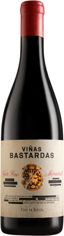 16,95 € Envoi gratuit | Vin rouge Casa Rojo Las Viñas Bastardas Tempranillo, Cabernet Sauvignon, Monastrell Bouteille 75 cl