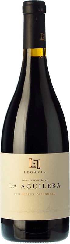 29,95 € Spedizione Gratuita | Vino rosso Legaris La Aguilera D.O. Ribera del Duero Castilla y León Spagna Tempranillo Bottiglia 75 cl