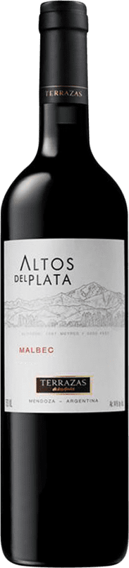 9,95 € Envío gratis | Vino tinto Terrazas de los Andes Altos del Plata I.G. Mendoza Mendoza Argentina Malbec Botella 75 cl