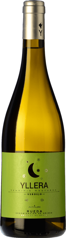 7,95 € Free Shipping | White wine Yllera Vendimia Nocturna Blanco D.O. Rueda Castilla y León Verdejo Bottle 75 cl