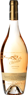 39,95 € Бесплатная доставка | Розовое игристое Chivite Las Fincas Rosado Fermentación en Barrica Grenache бутылка 75 cl