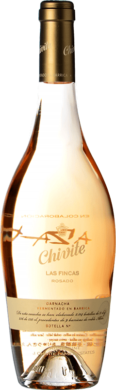 37,95 € Kostenloser Versand | Rosé Sekt Chivite Las Fincas Holzfassveredelter Spanien Garnacha — Grenache Flasche 75 cl