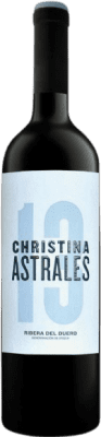 39,95 € Free Shipping | Red wine Astrales Christina D.O. Ribera del Duero Castilla y León Spain Tempranillo Bottle 75 cl