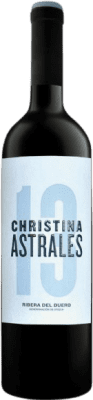 39,95 € Kostenloser Versand | Rotwein Astrales Christina D.O. Ribera del Duero Kastilien und León Spanien Tempranillo Flasche 75 cl