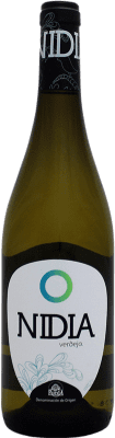 11,95 € 送料無料 | 白ワイン Nidia D.O. Rueda カスティーリャ・イ・レオン Verdejo ボトル 75 cl