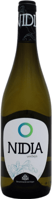12,95 € Kostenloser Versand | Weißwein Nidia D.O. Rueda Kastilien und León Spanien Verdejo 75 cl
