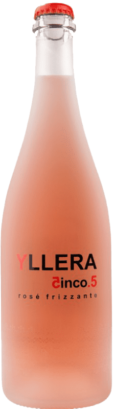 8,95 € 免费送货 | 玫瑰气泡酒 Yllera Cinco.5 Rosé Frizzante 5.5 年轻的 D.O. Rueda 卡斯蒂利亚莱昂 西班牙 Tempranillo, Verdejo 瓶子 75 cl
