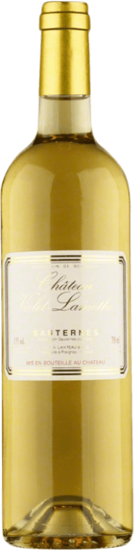 18,95 € Бесплатная доставка | Белое вино Lahiteau Château Violet Lamothe A.O.C. Sauternes Бордо Франция Sauvignon White, Sémillon Половина бутылки 37 cl