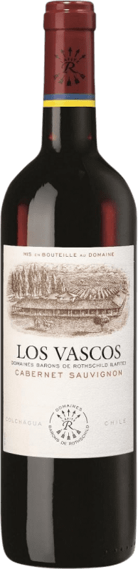 14,95 € Free Shipping | Red wine Barons de Rothschild Los Vascos I.G. Valle de Colchagua Colchagua Valley Chile Cabernet Sauvignon Bottle 75 cl