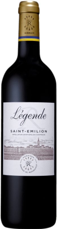 27,95 € Free Shipping | Red wine Barons de Rothschild Légende A.O.C. Saint-Émilion Bordeaux France Merlot, Cabernet Franc Bottle 75 cl