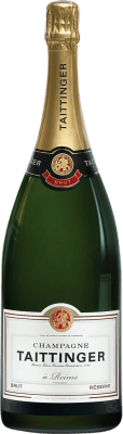 125,95 € 免费送货 | 白起泡酒 Taittinger 香槟 预订 A.O.C. Champagne 香槟酒 法国 Pinot Black, Chardonnay, Pinot Meunier 瓶子 Magnum 1,5 L