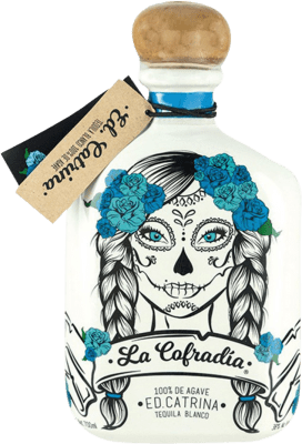 69,95 € 送料無料 | テキーラ La Cofradía Catrina Silver — シルバーエディション, Blanco — 白, 限定版 メキシコ 70 cl