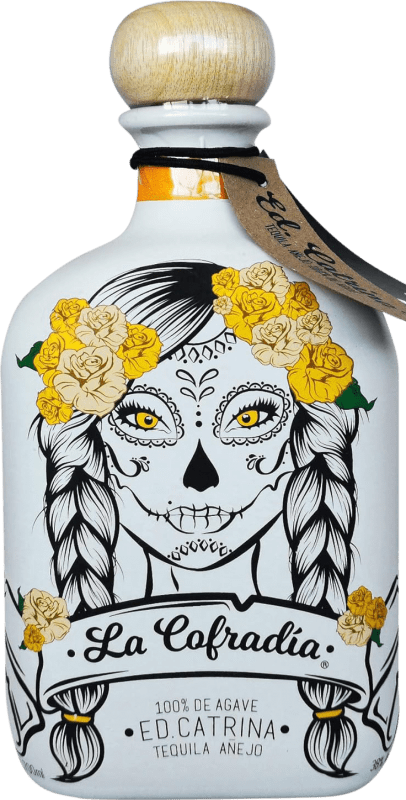 83,95 € Бесплатная доставка | Текила La Cofradía Catrina Ограниченный выпуск Añejo — Выдержанный Мексика 70 cl