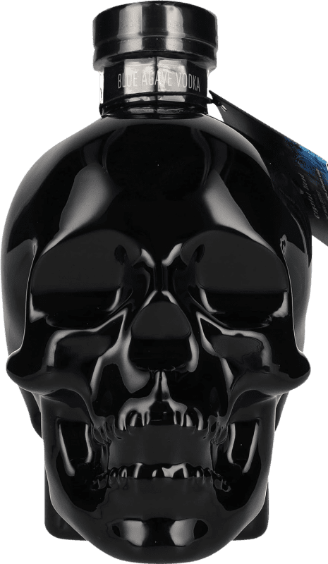 61,95 € Free Shipping | Vodka Brockmans Crystal Head Onyx Calavera — Skull Canada 70 cl