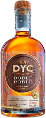 44,95 € Free Shipping | Whisky Blended DYC Double Oak Bottle 70 cl